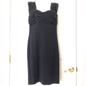 Vintage Anne Klein Black Cocktail Dress Size 8